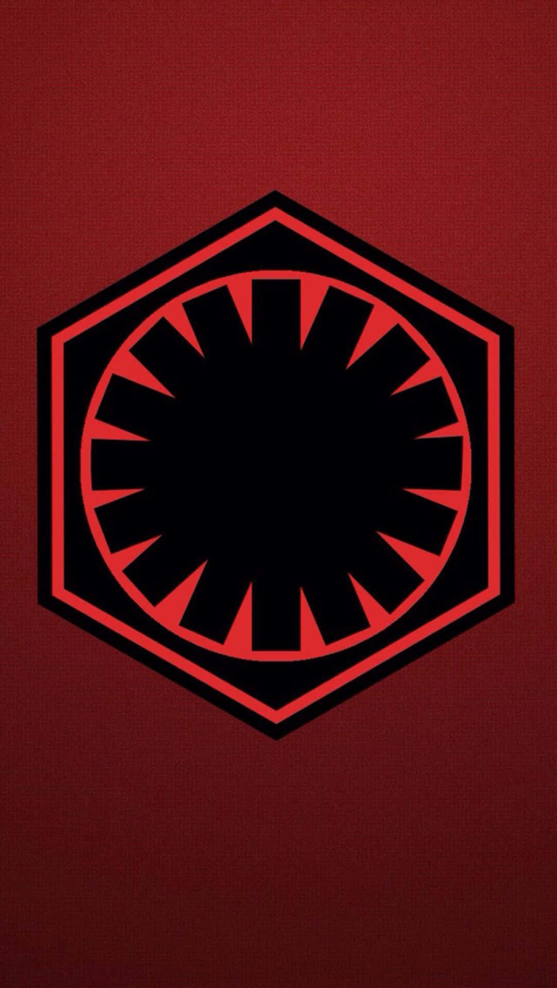 Logo Of The Galactic Empire Of The Star Wars Saga Background