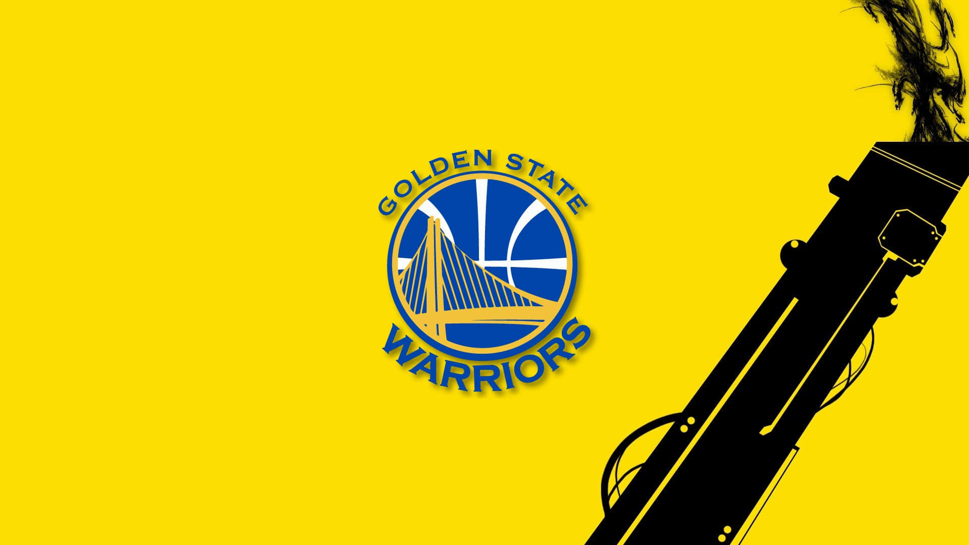 Logo Of The Golden State Warriors Basketball Team Background