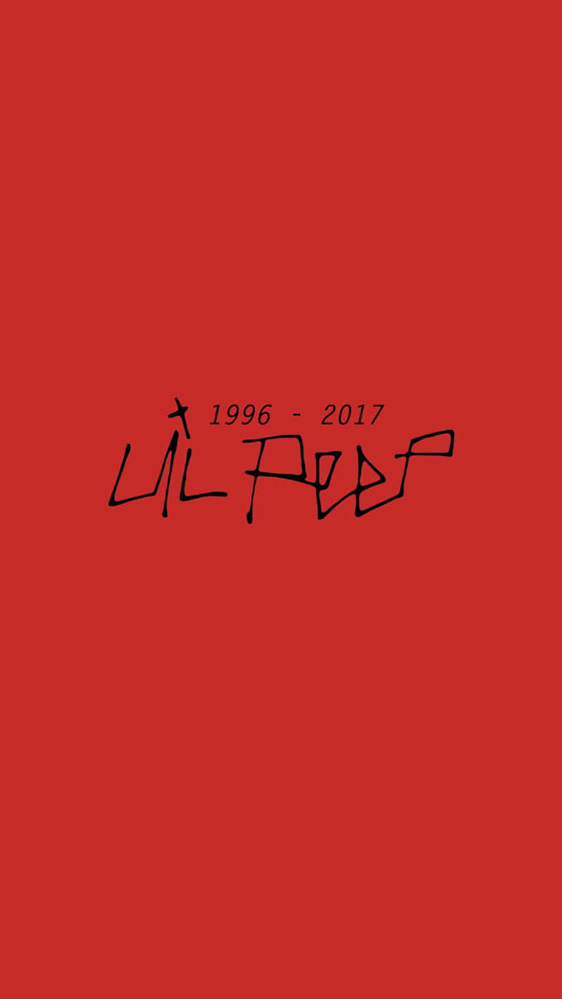 Logo Of The Late American Musician Lil Peep Background