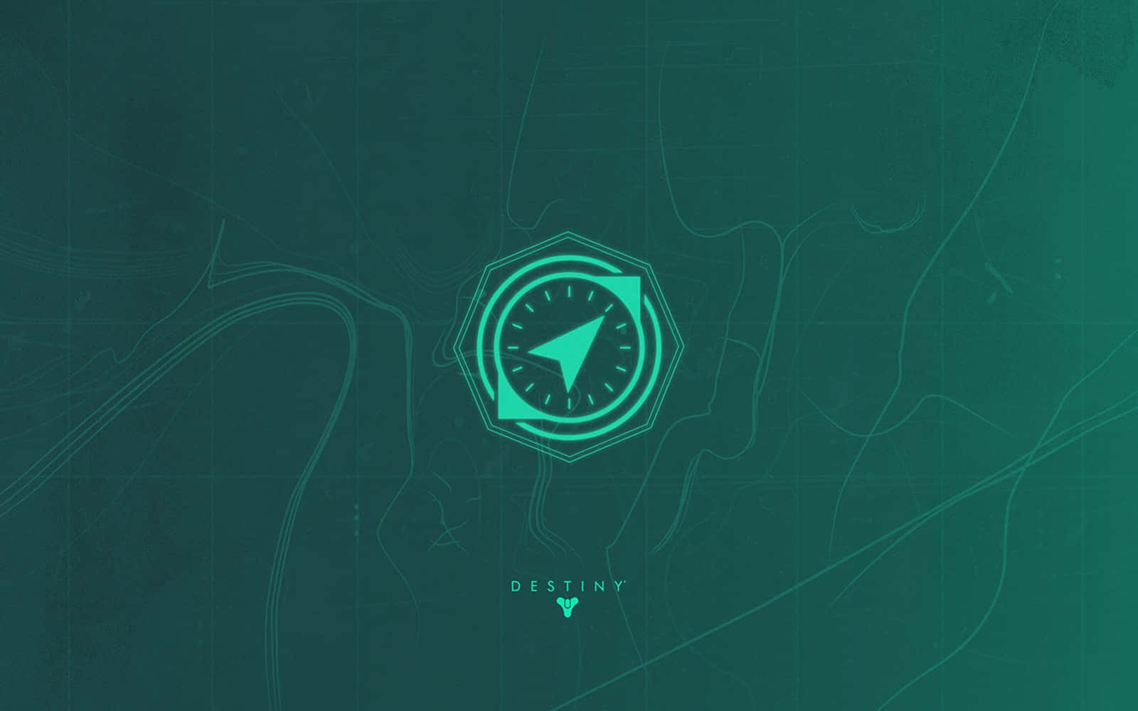 Logo Of The Popular Science Fiction Video Game, Destiny Background