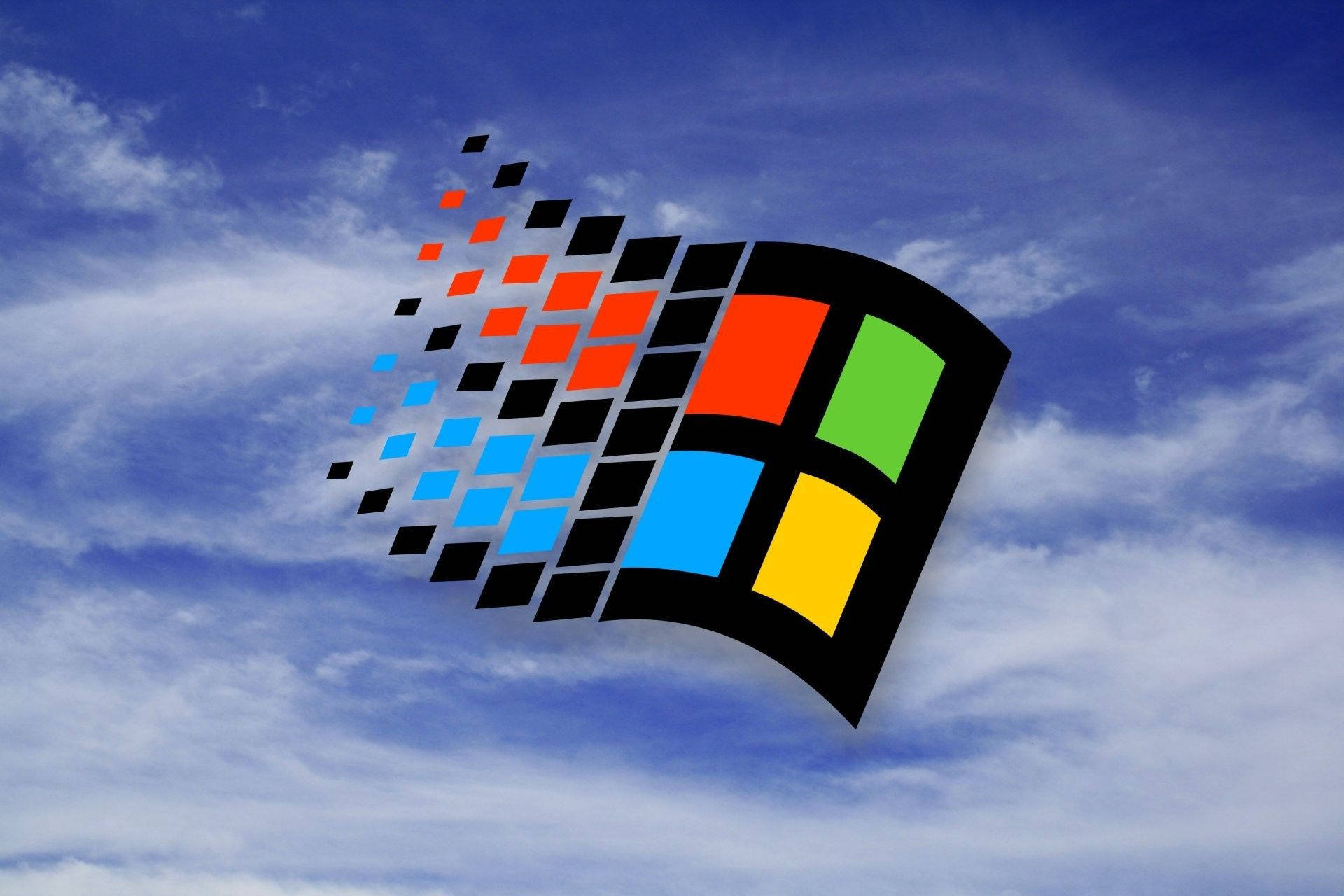 Logo Of Windows 95 Desktop Background
