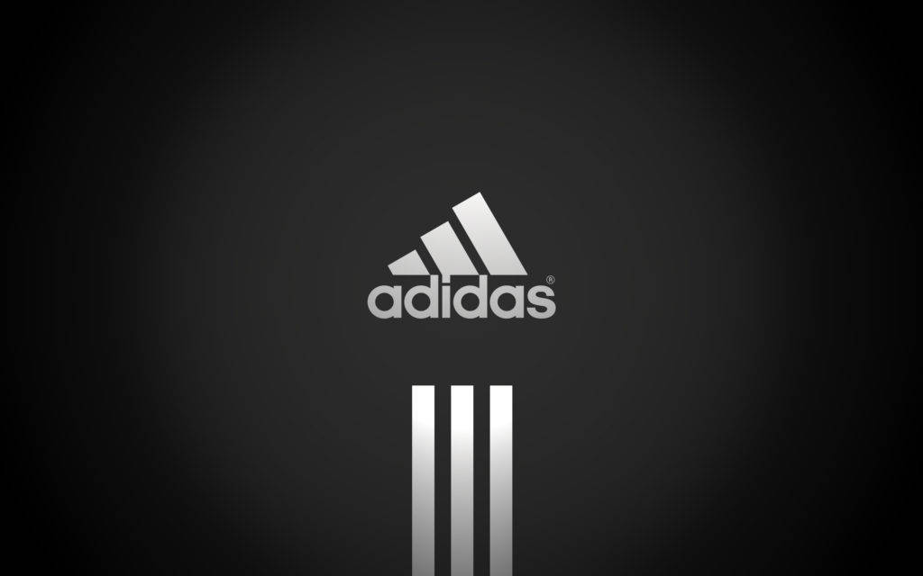 Logo On Black Adidas Iphone Background