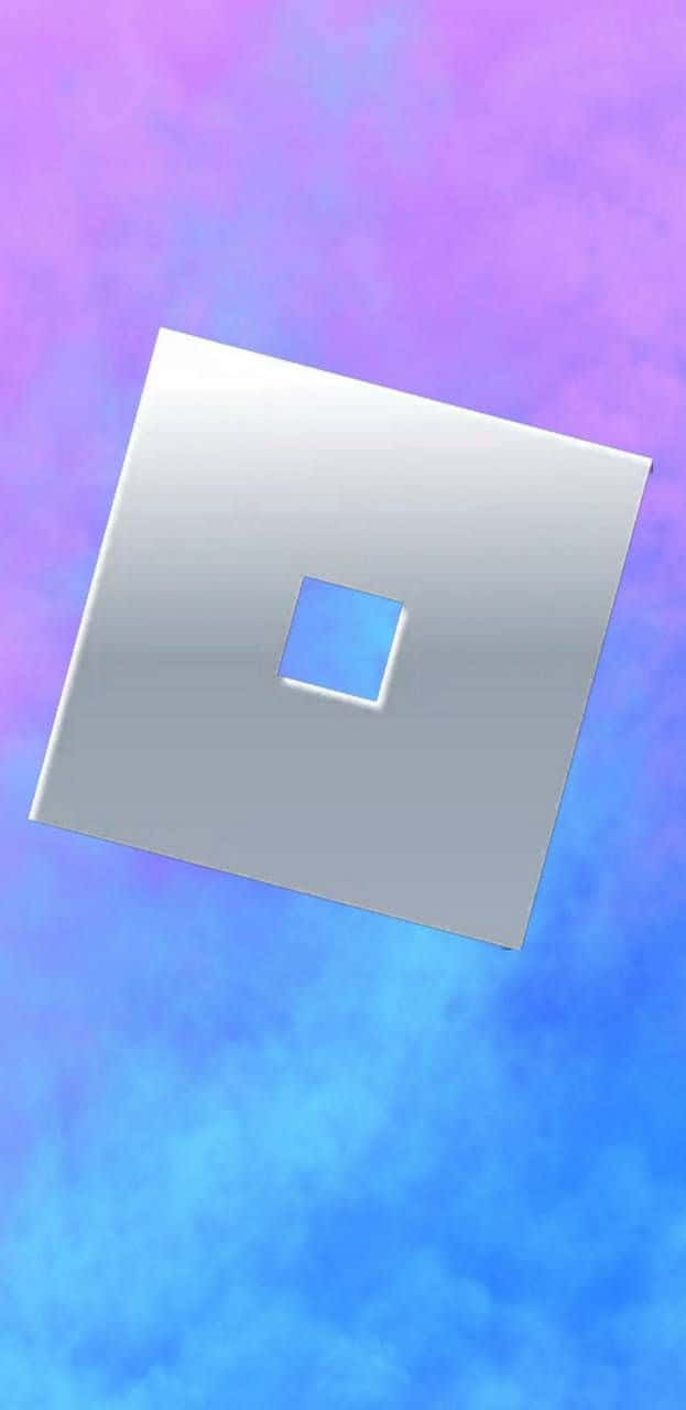Logo Roblox Blue And Pink Background