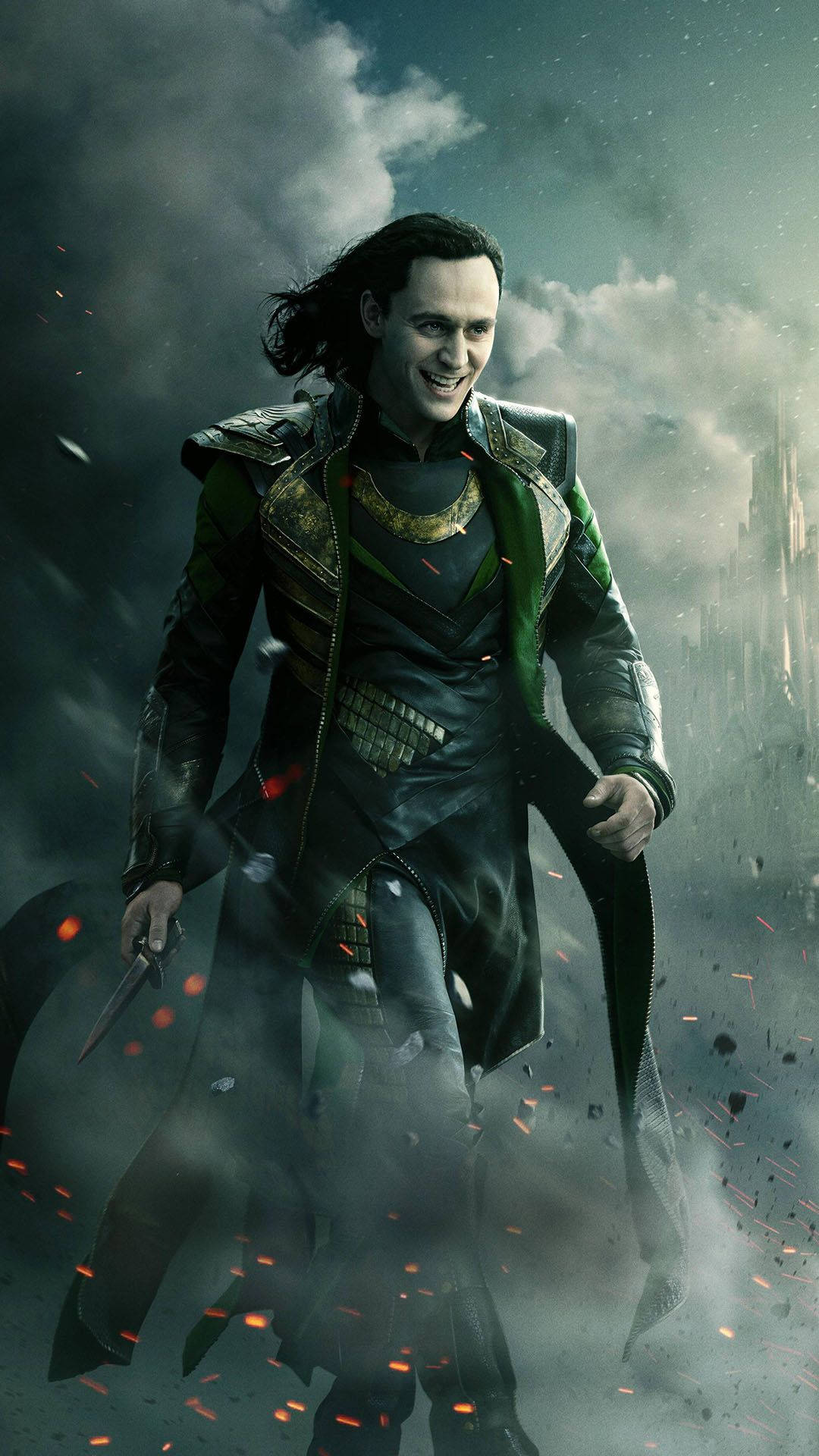 Loki In The Battlefield Background