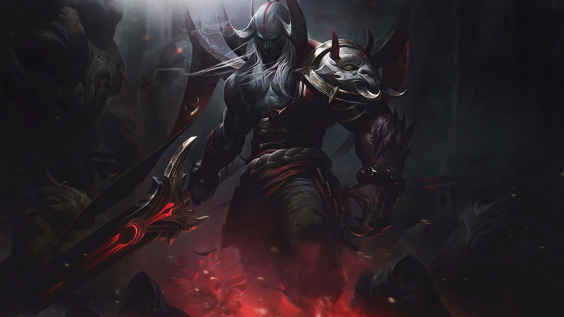 Lol 1920 X 1080 Gaming Demonic Aatrox Background