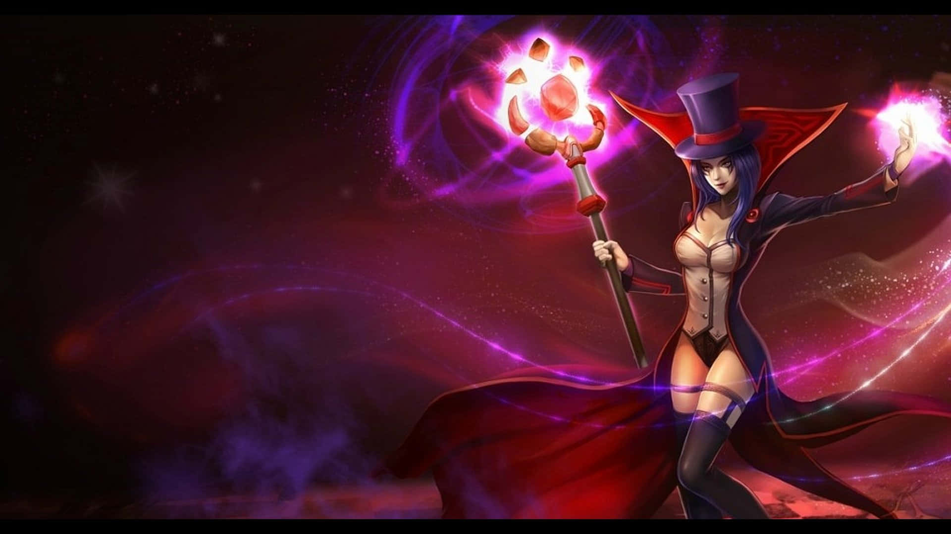 Lol 1920 X 1080 Gaming Magician Leblanc Background