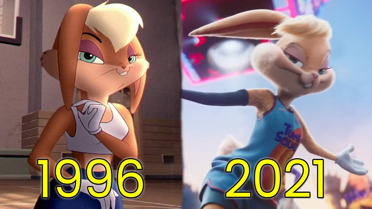 Lola Bunny Animation Comparison Background