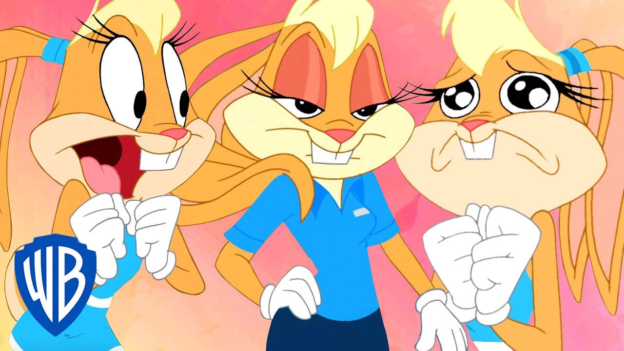Lola Bunny Expressions Background
