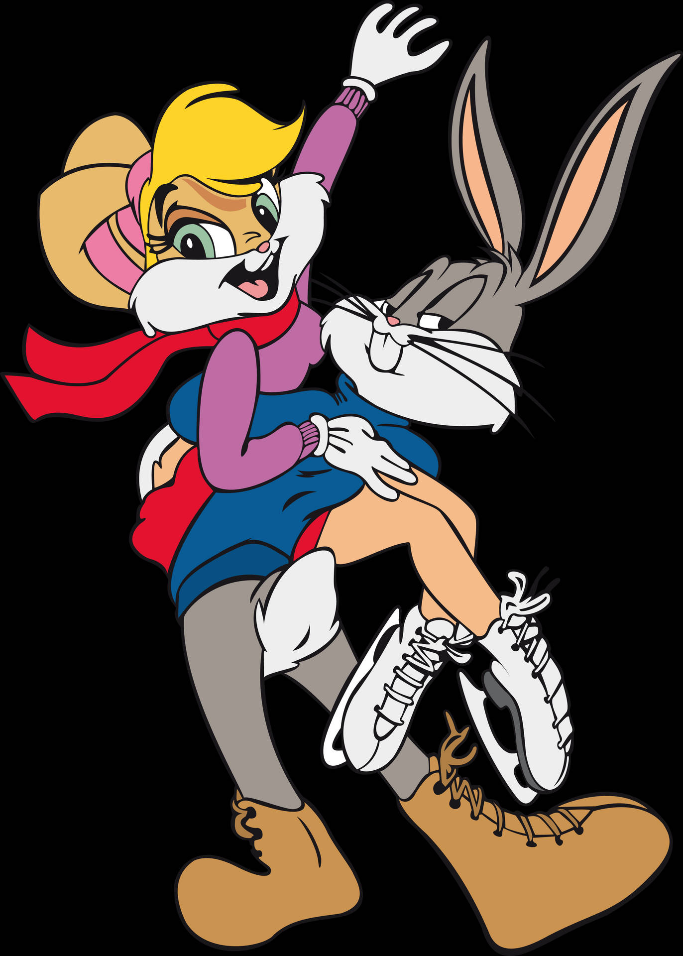 Lola Bunny In Action - Space Jam Background