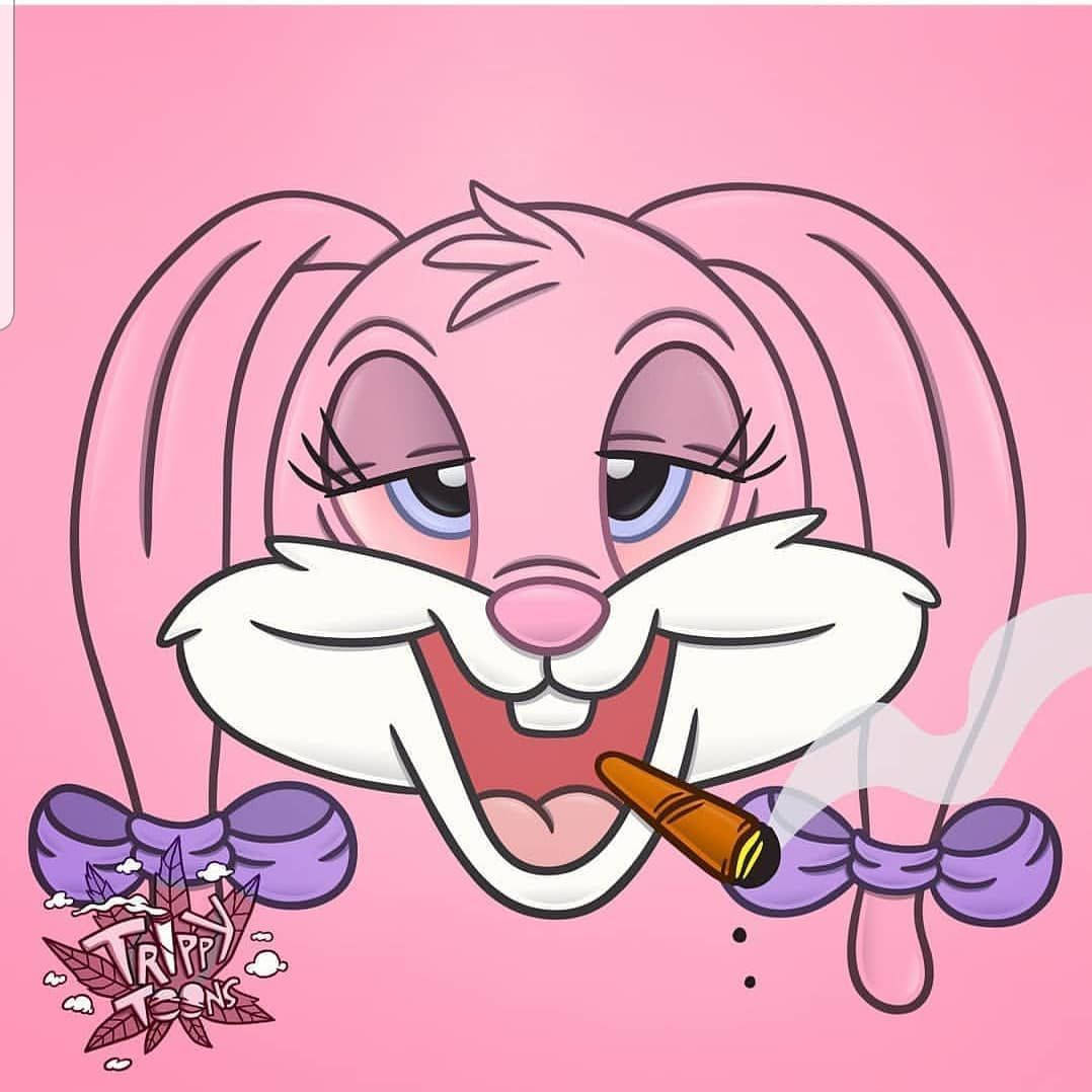 Lola Bunny Smoking Blunt