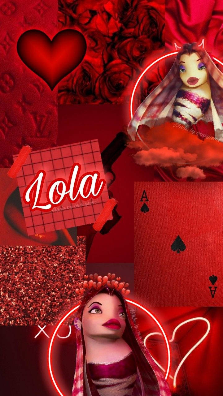 Lola Shark Tale Red Aesthetic