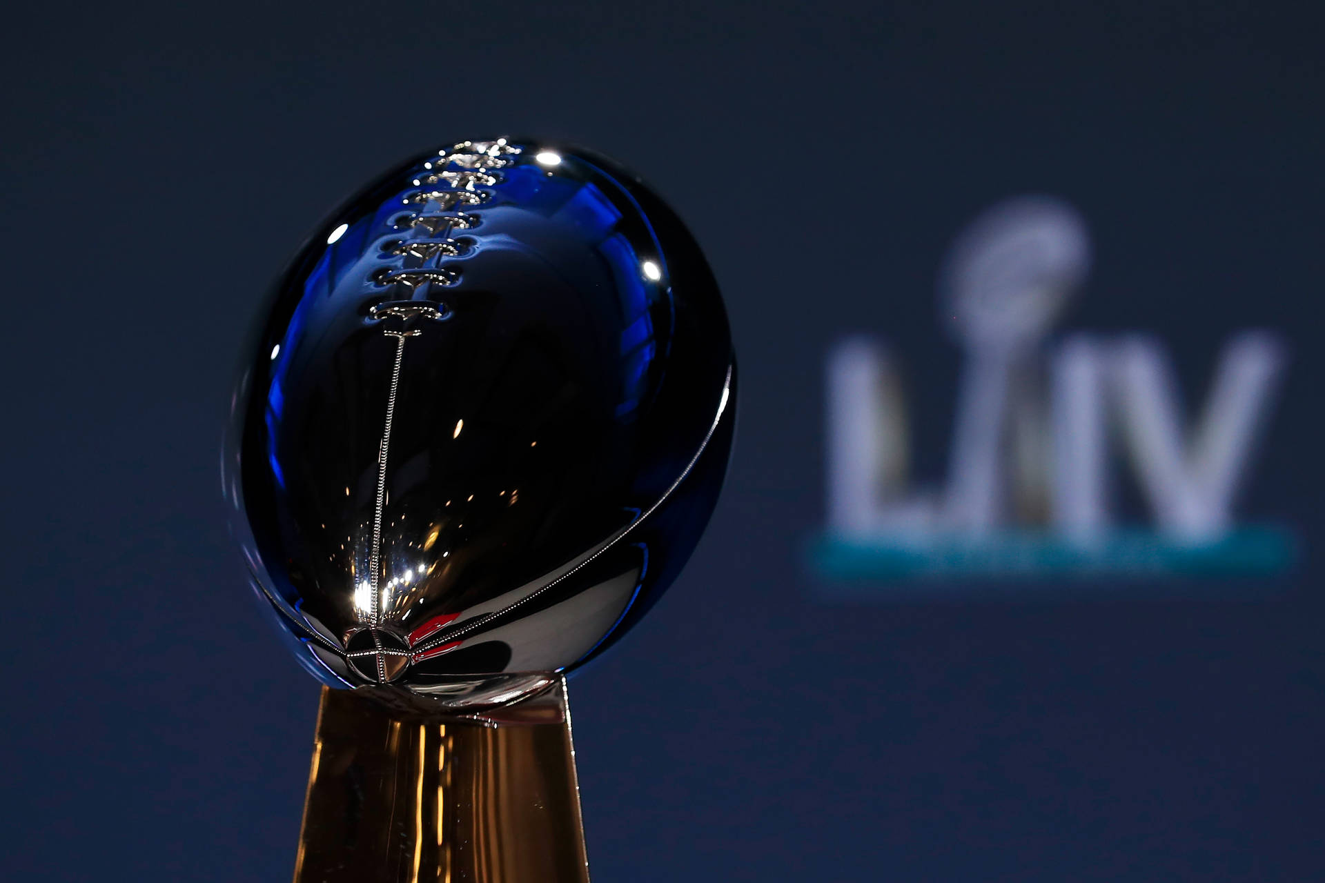 Lombardi Trophy For Super Bowl Liv Background