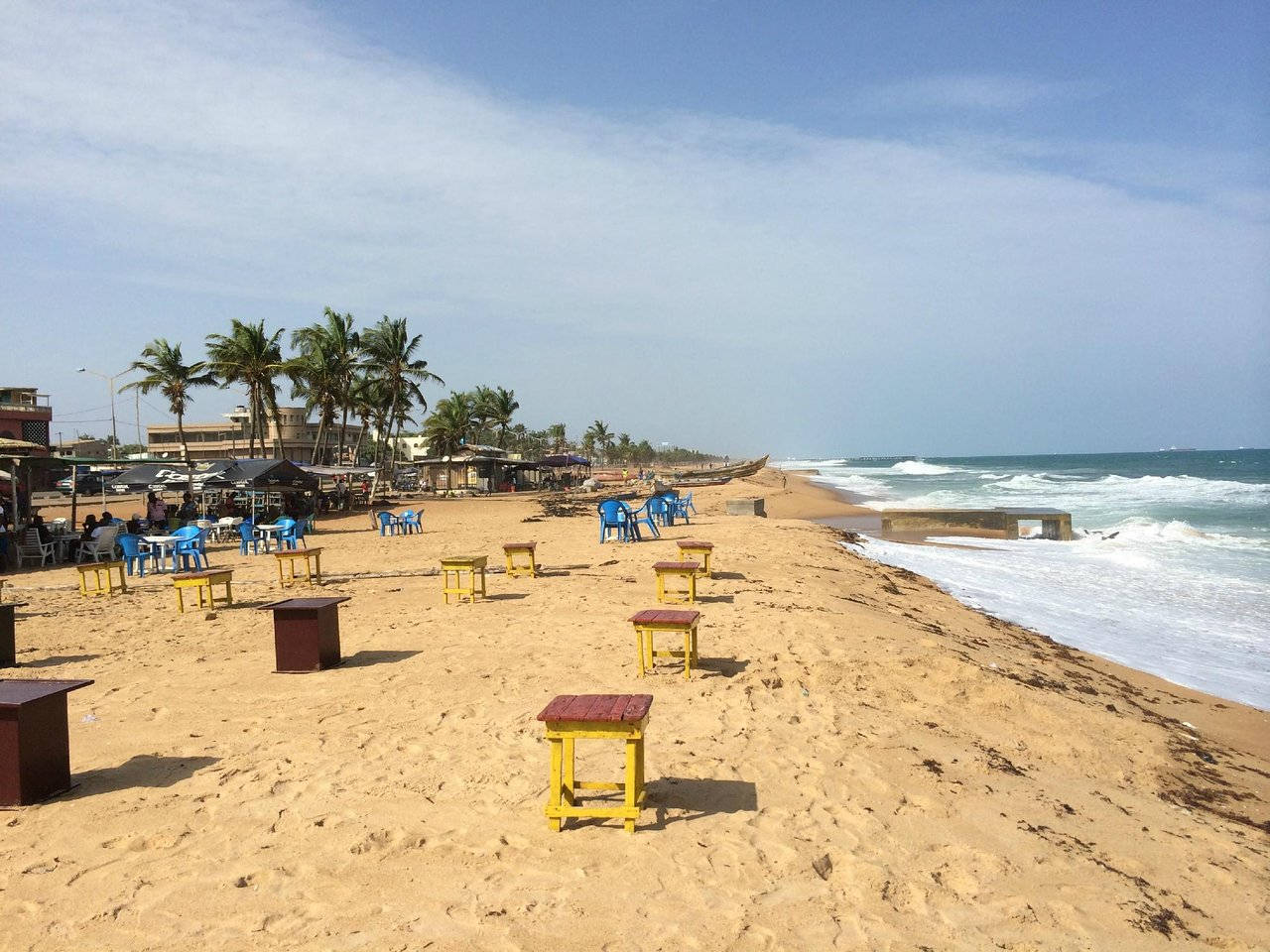 Lomé Beach Togo Background