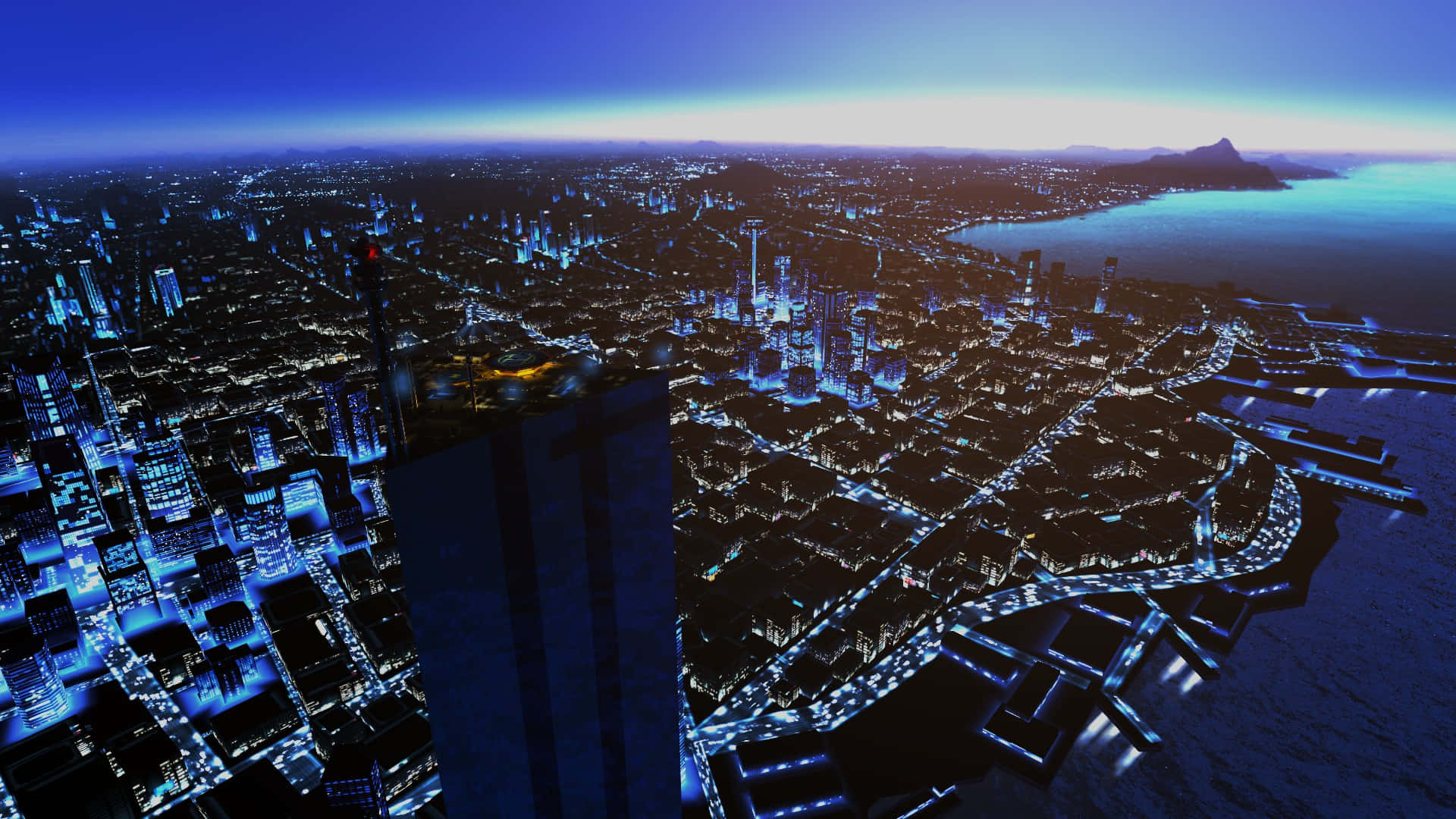 London City View From The Shard Background