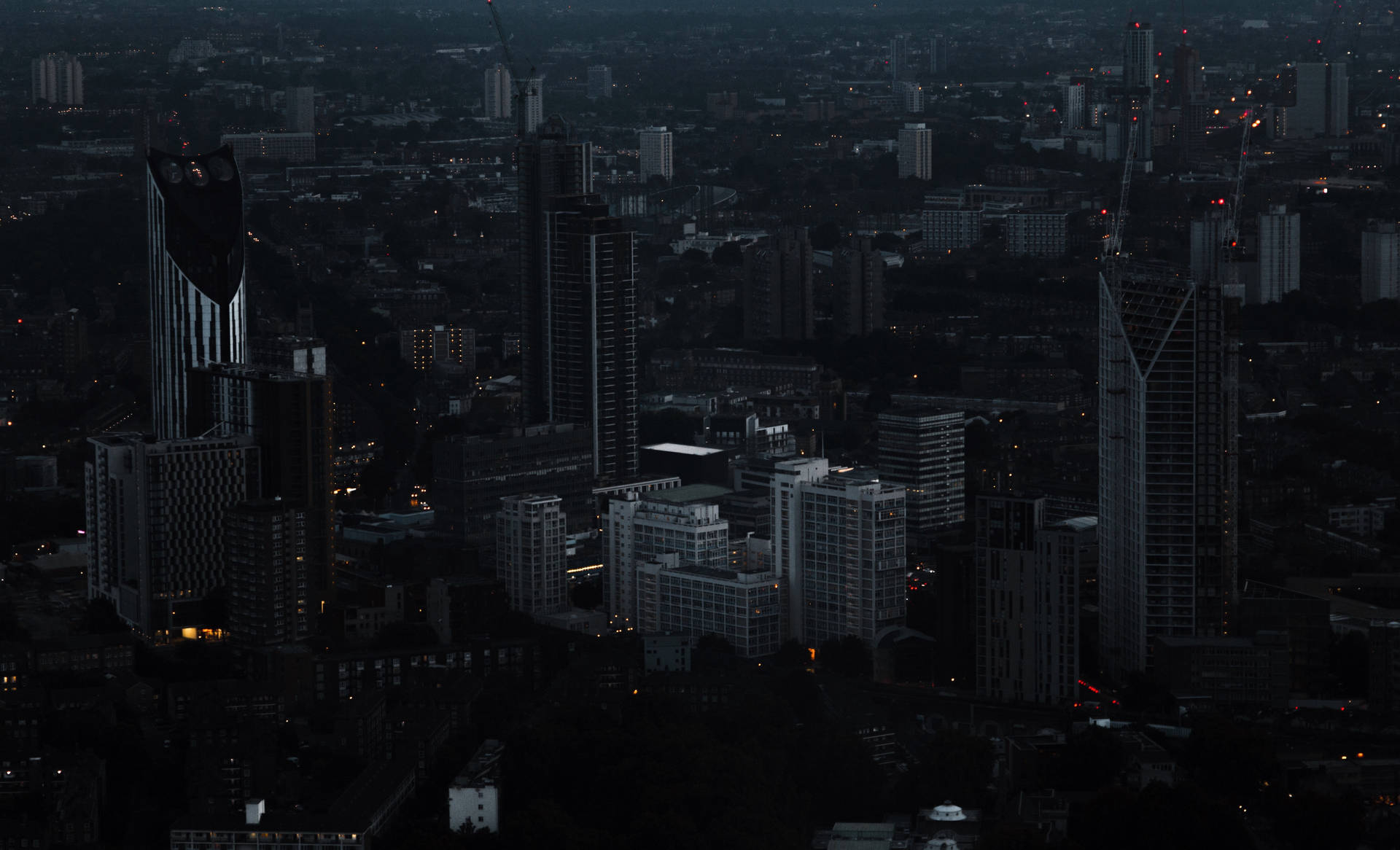 London Dark City Background