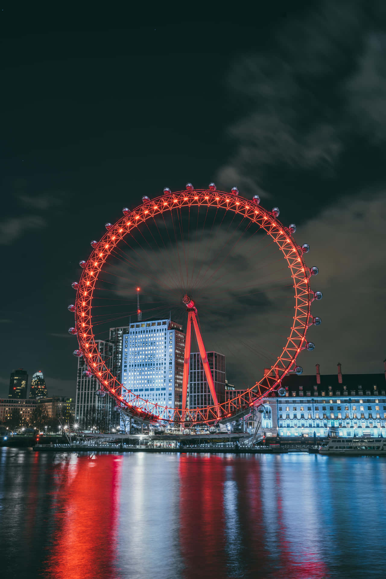 London Eye By The River Thames
