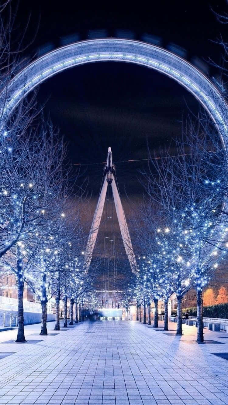 London Eye On A Winter Night