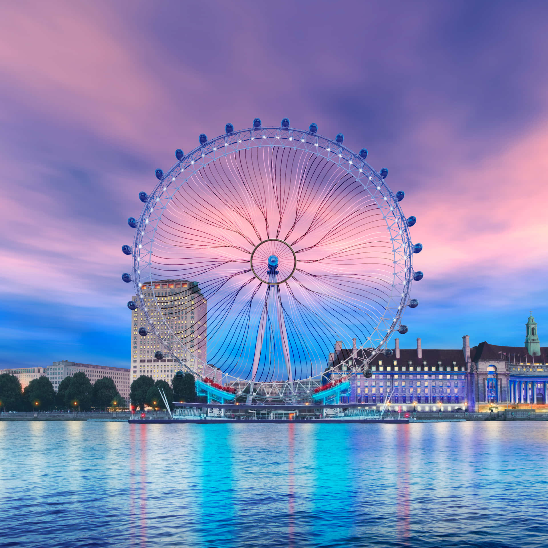 London Eye With Beautiful Design