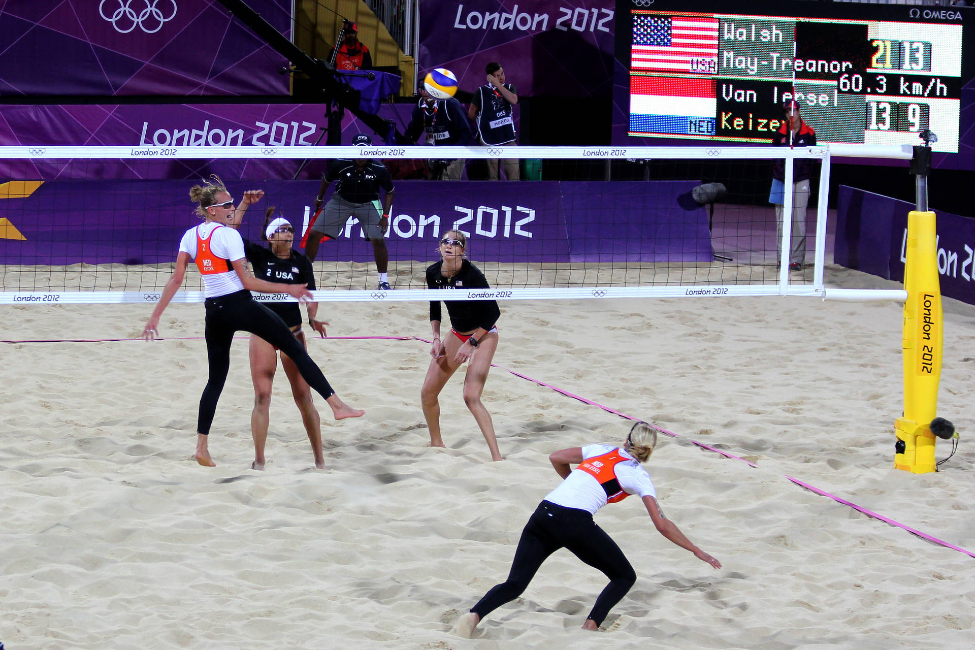 London Olympics Volleyball 4k Background
