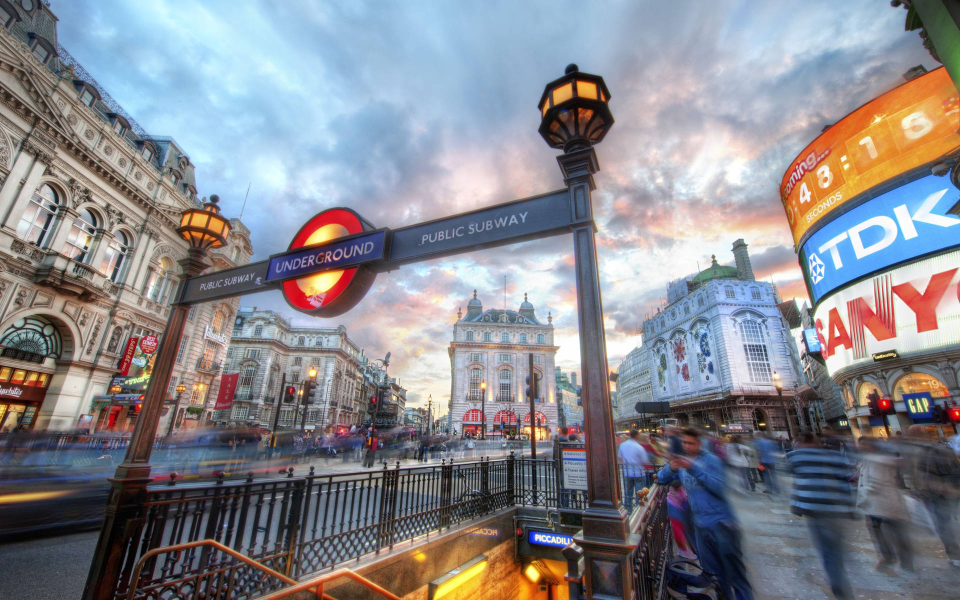 London Underground Public Subway Background