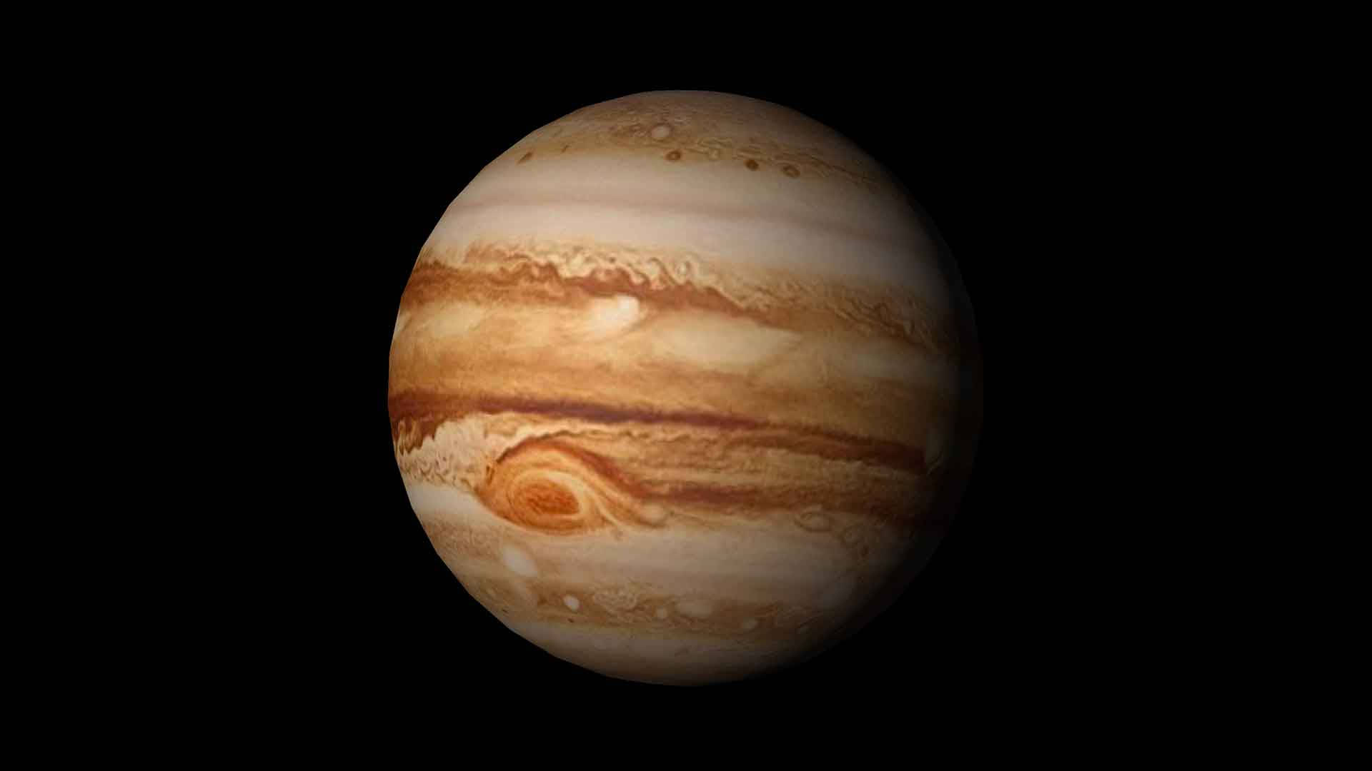 Lone View Of Jupiter Background