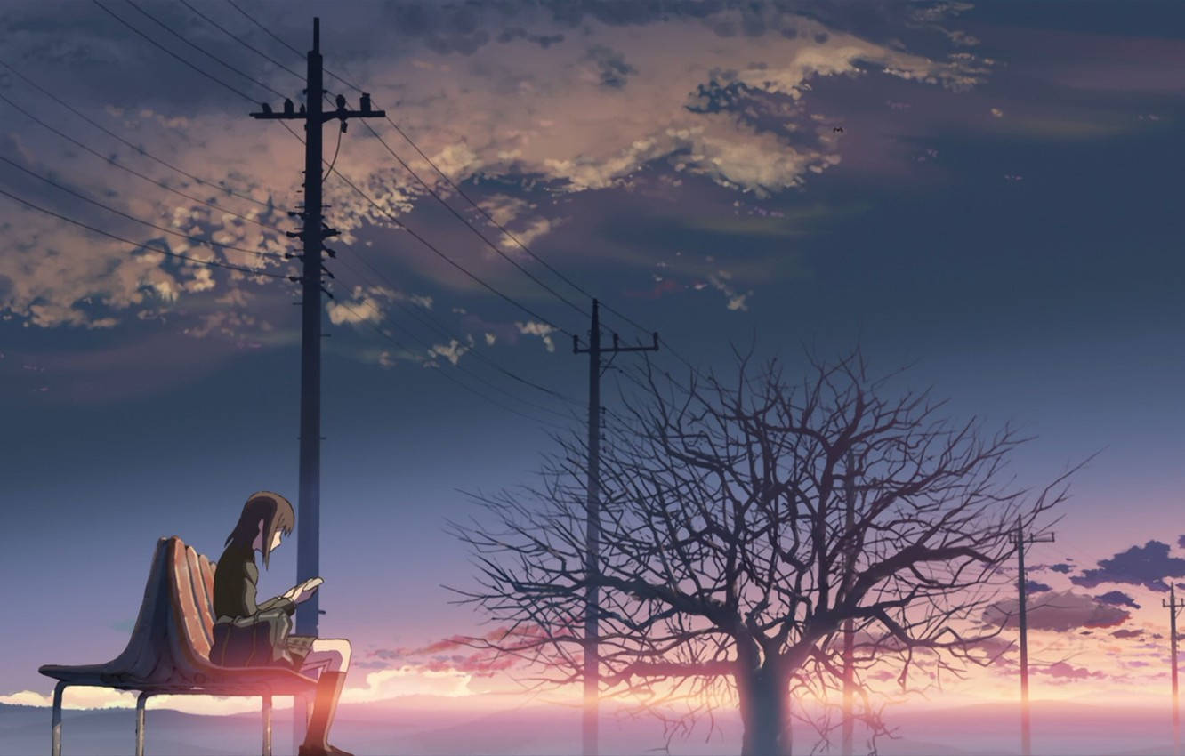 Lonely Aesthetic Anime Art Desktop Background