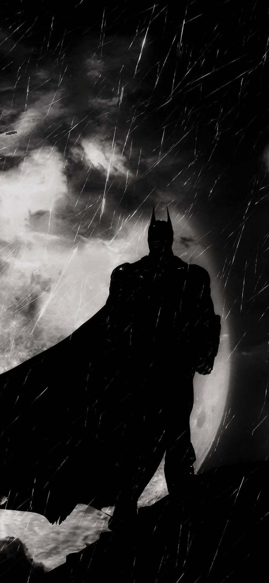 Lonely Batman Arkham City Iphone Background