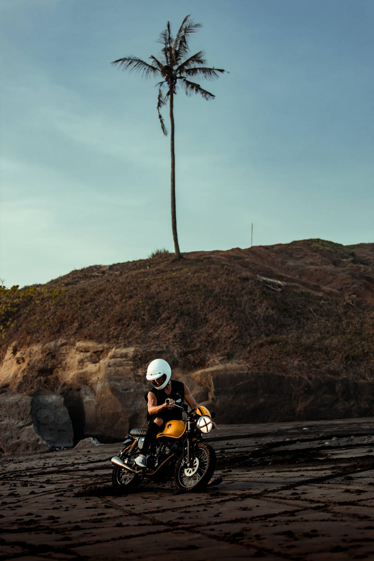 Lonely Dirtbike Background