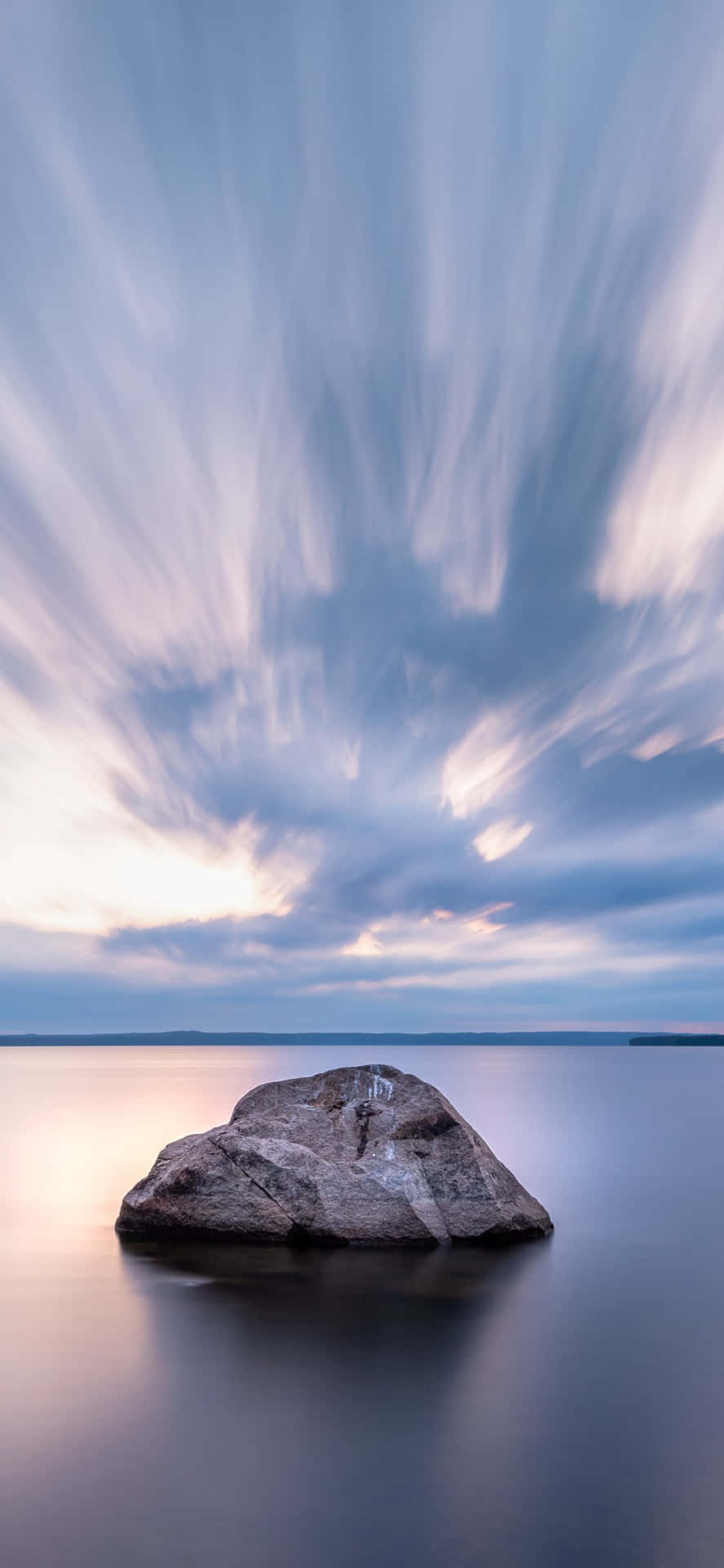 Lonely Rock Natural Background Background