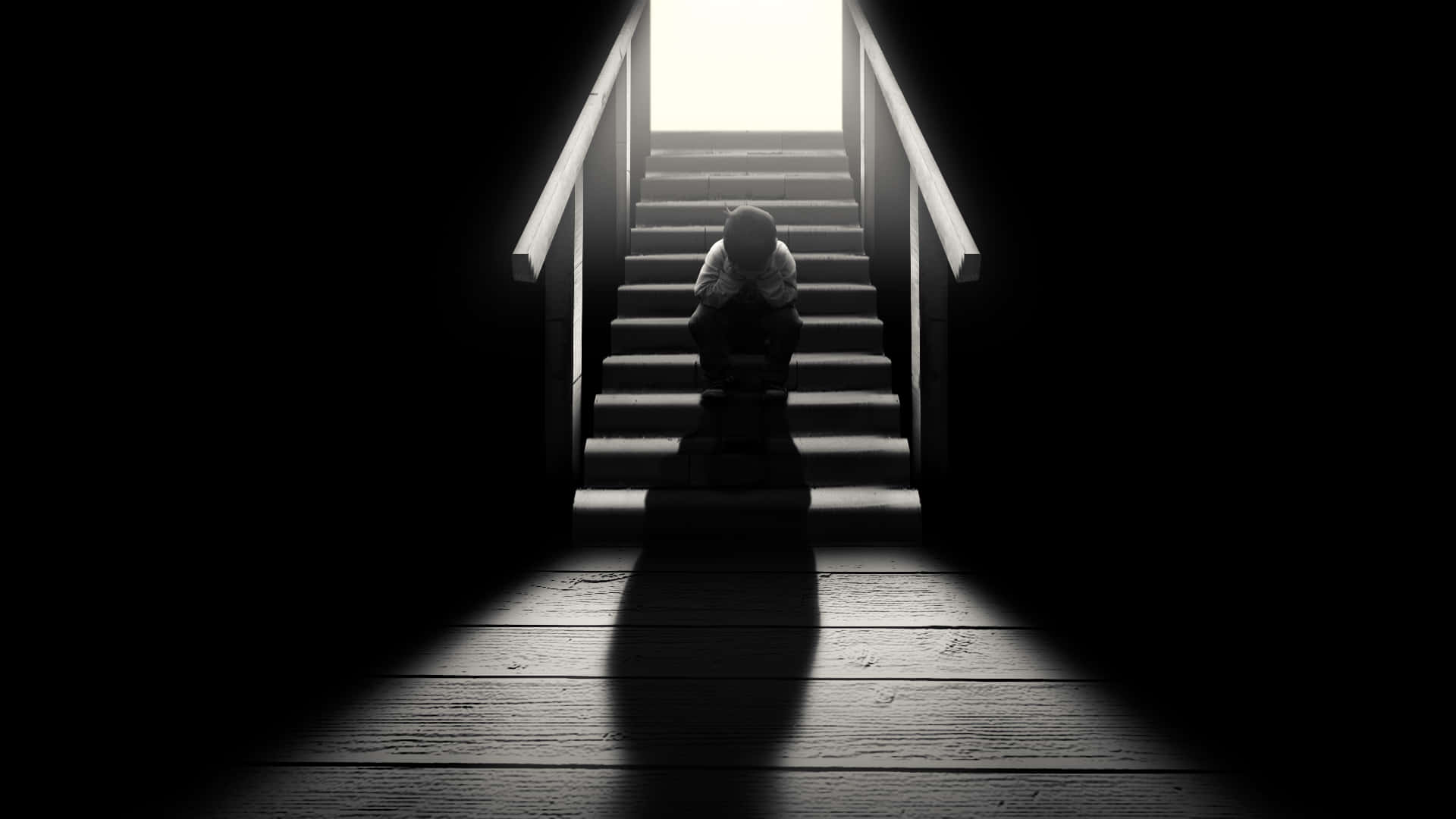 Lonely Somber Night Background