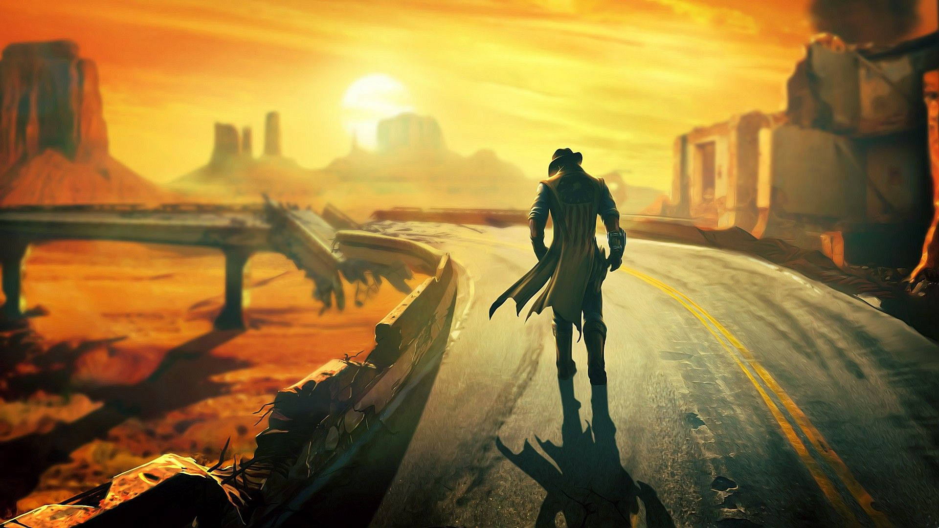 Lonesome Road Fallout: New Vegas Background
