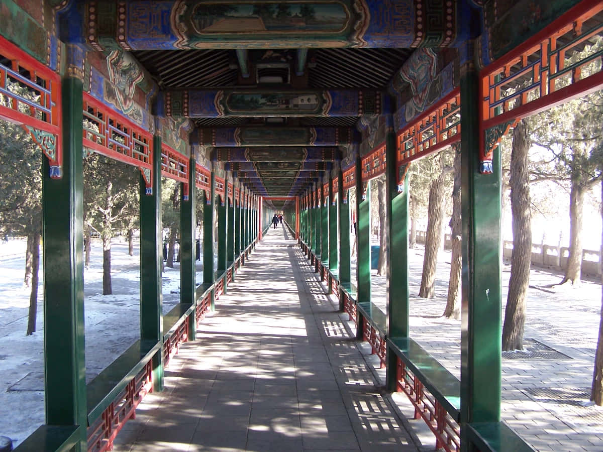 Long Corridor In The Summer Palace