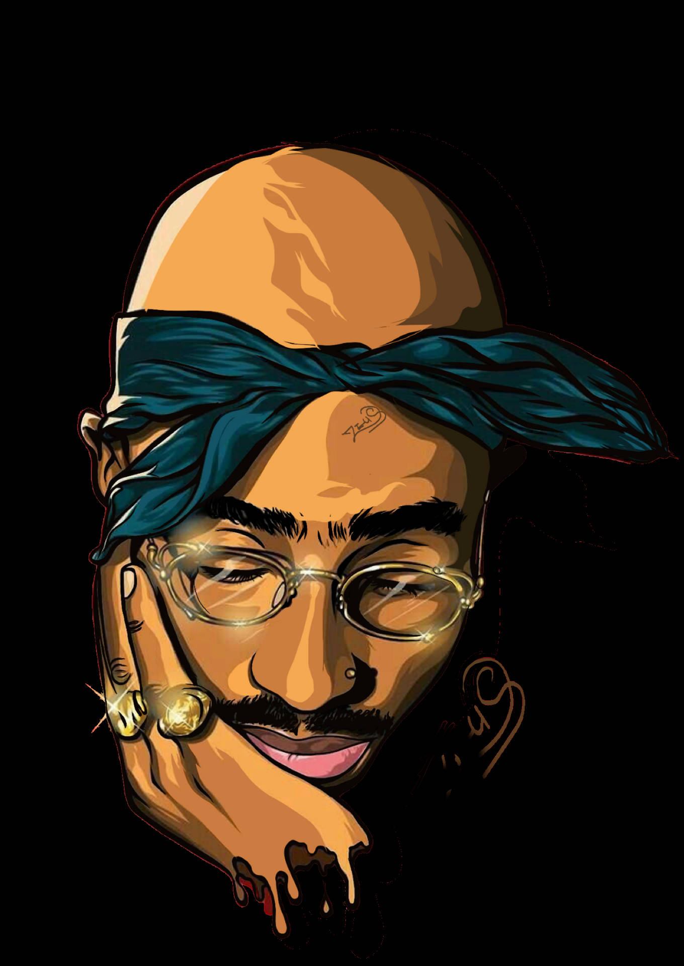 Long Live The Legendary Rapper, Tupac Shakur Background