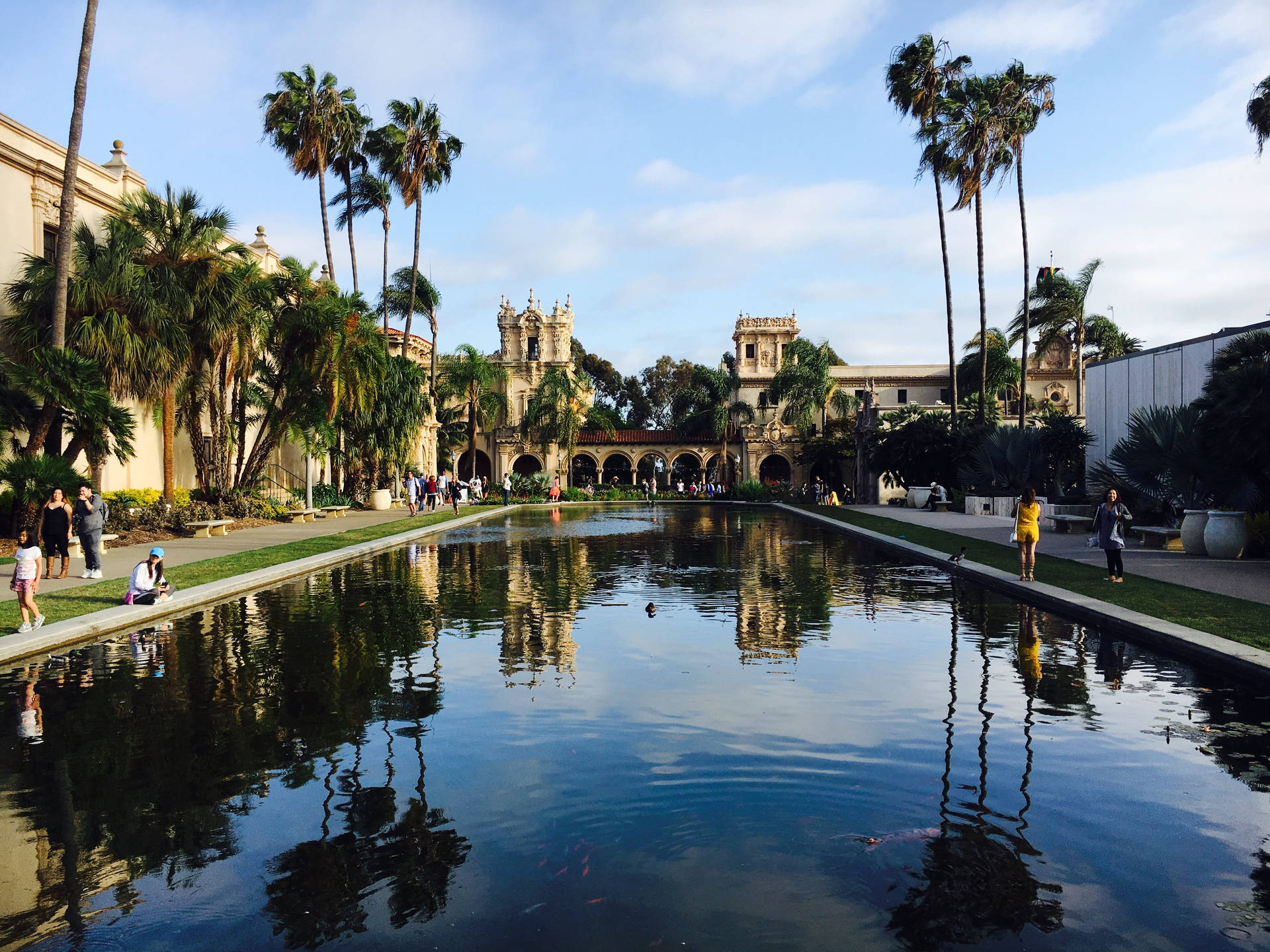 Long Pond Inside Balboa Park Background