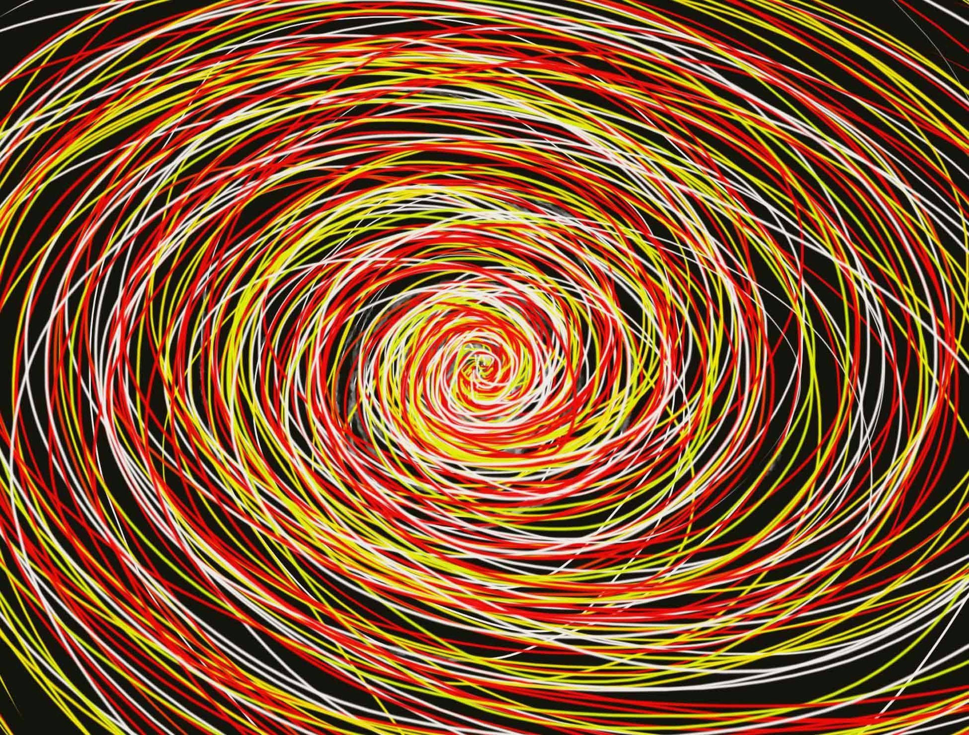 Long Spiral Crayon Lines