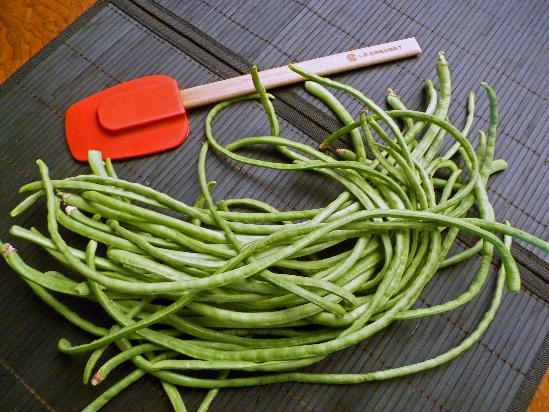 Long String Beans Background