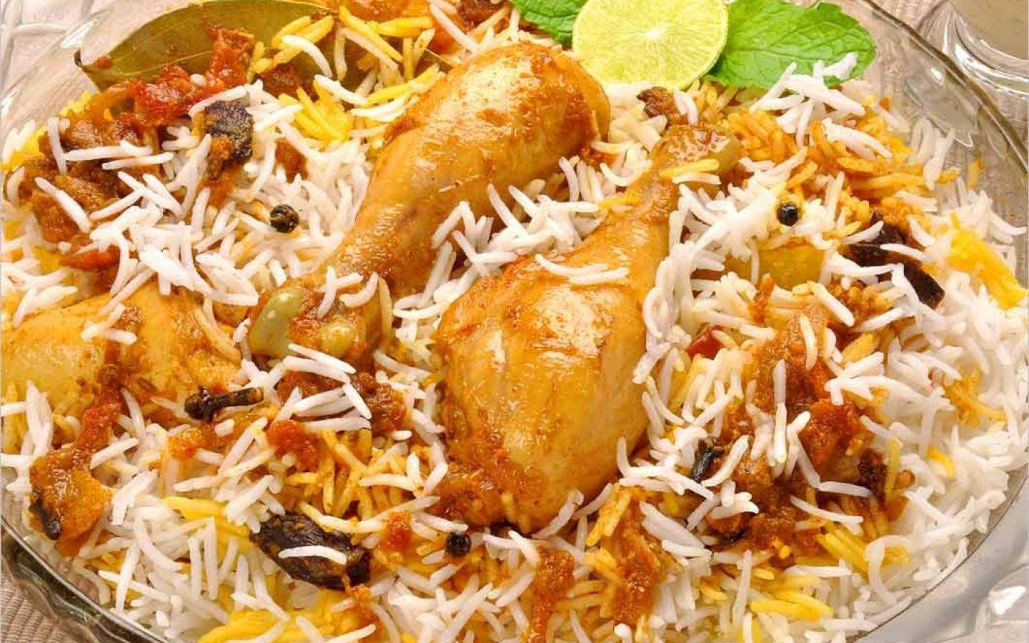 Long White Grain Biryani