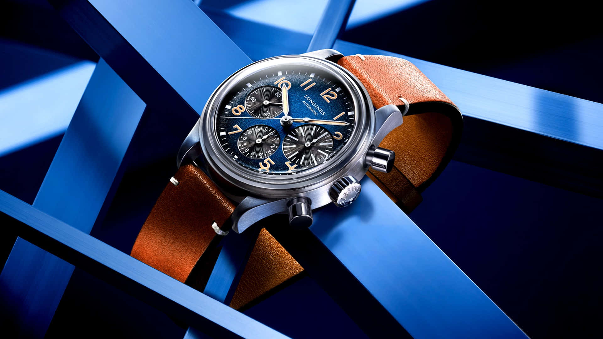 Longines Avigation Bigeye Titanium Background