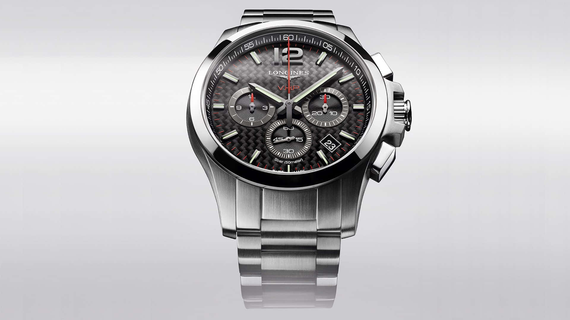 Longines Conquest Vhp Silver Background