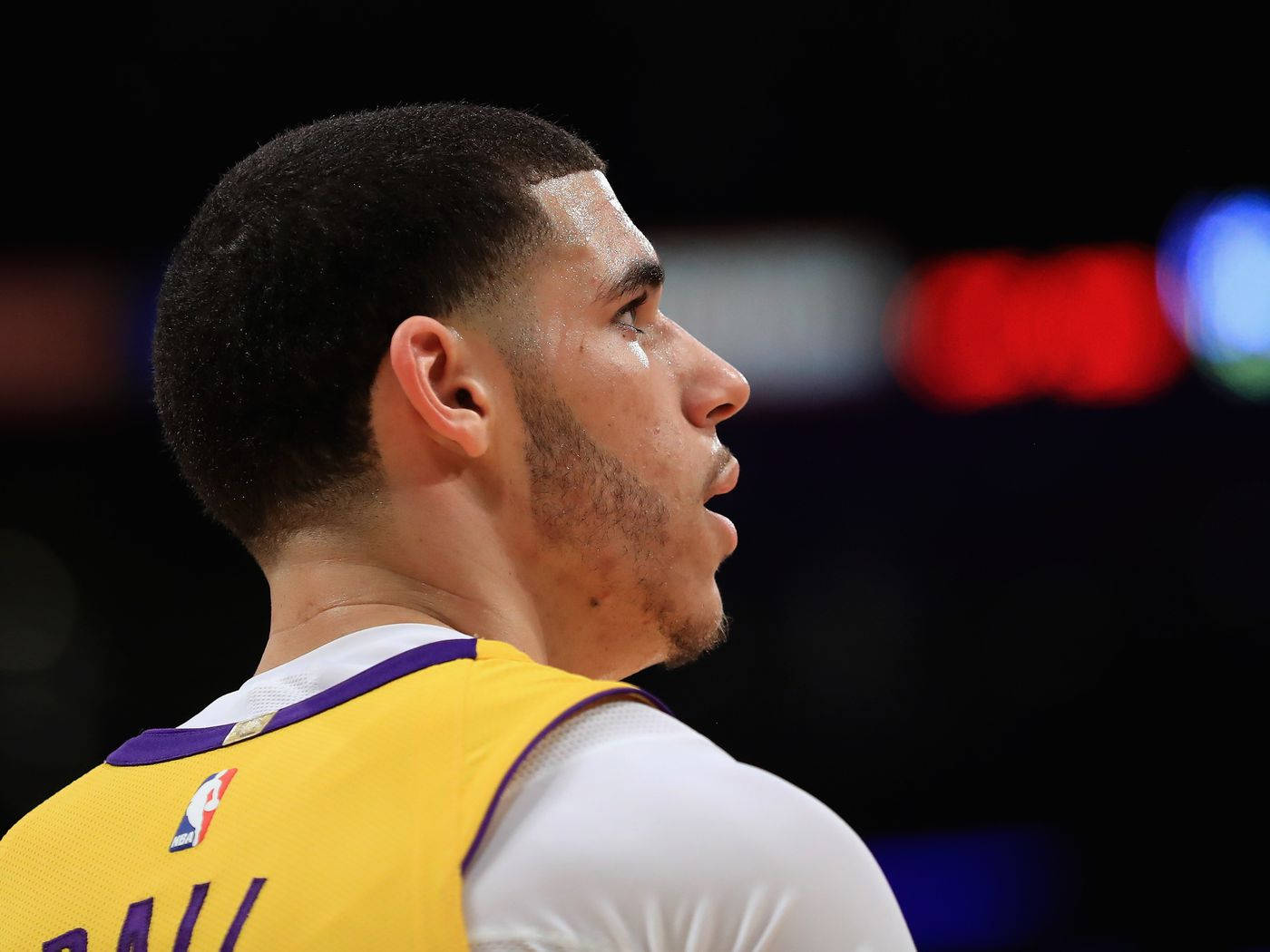 Lonzo Ball Buzz Cut Background