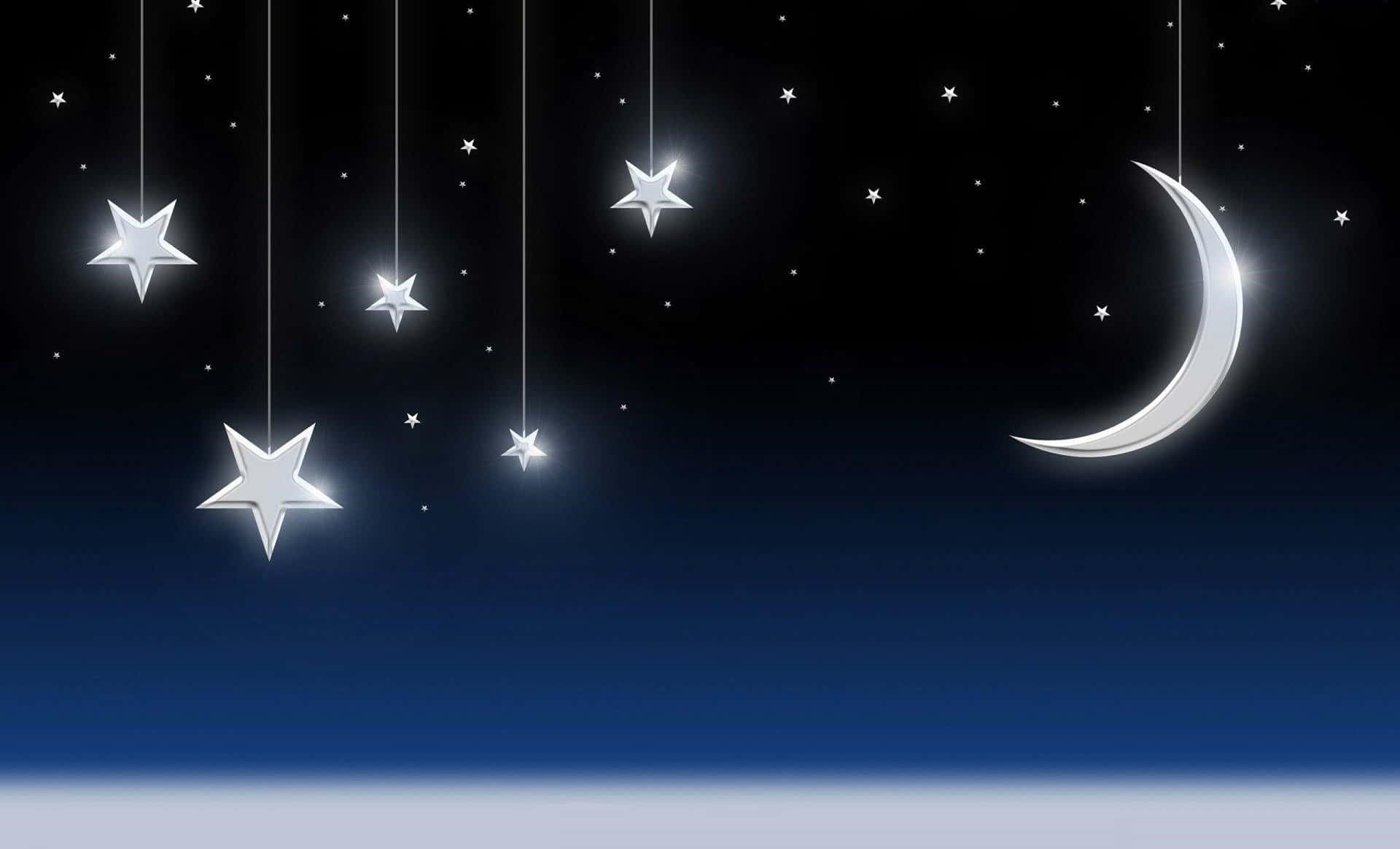 Look At The Beauty Of This Cute Little Moon! Background