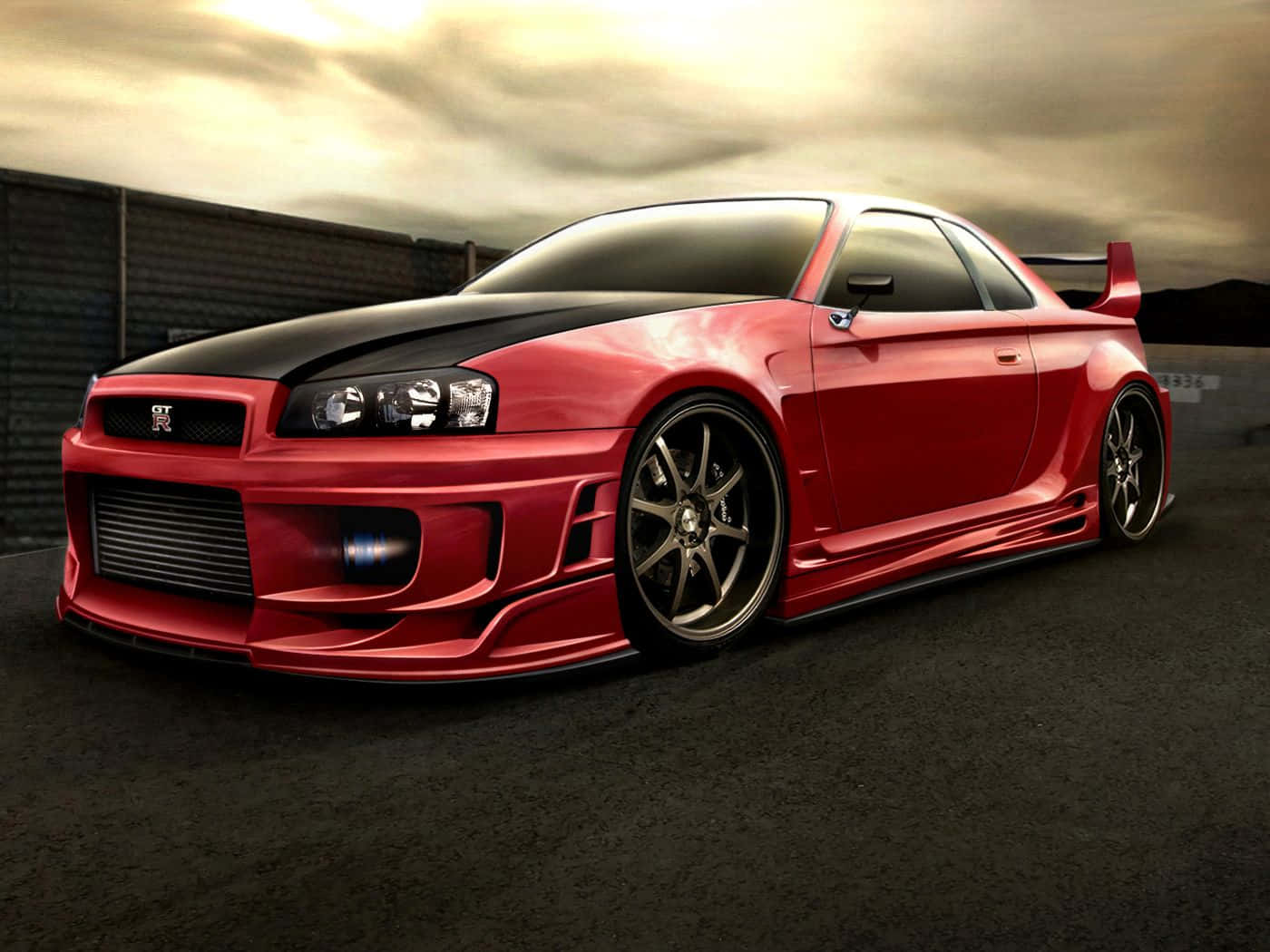 Look At The Cool Nissan Skyline Background