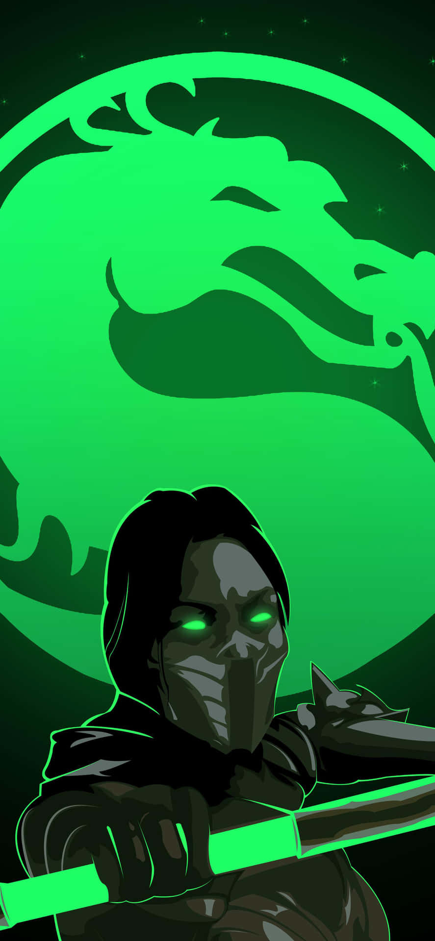 Look At The Fierce Power Of Mortal Kombat Fighter - Jade Background