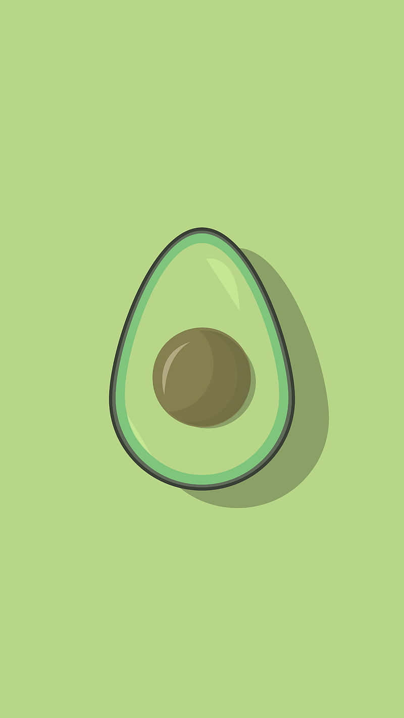 Look At The Modern And Creative Way To Display The Avocado Iphone Background