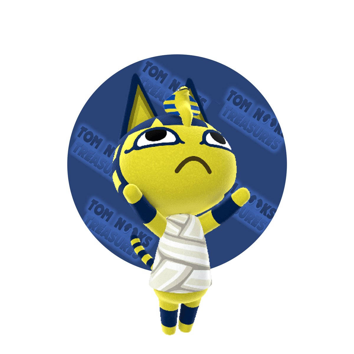 Look At The Regal Allure Of Ankha, The Rare Cat Villager From Animal Crossing. Background