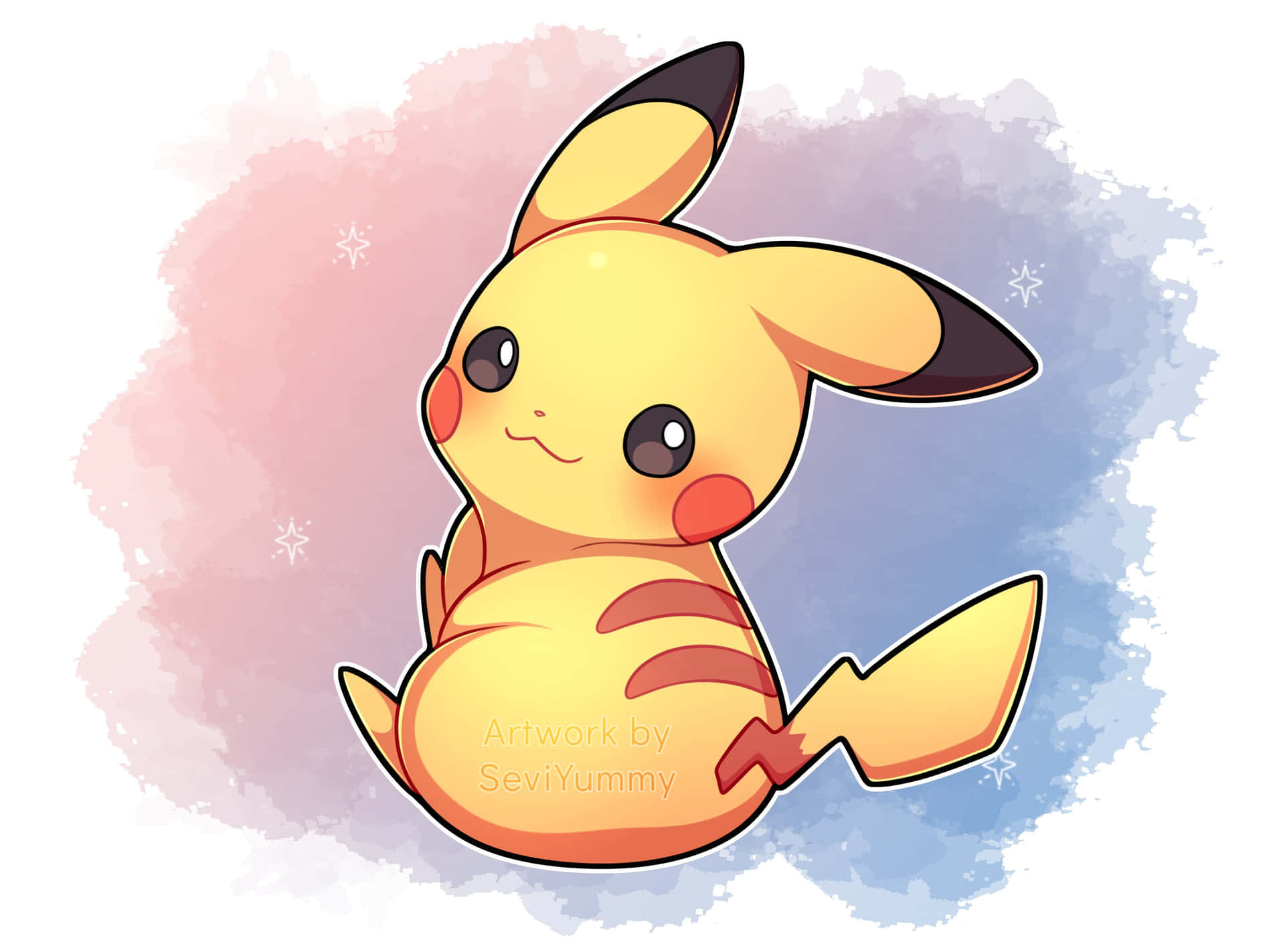 Look At This Adorable Baby Pikachu! Background