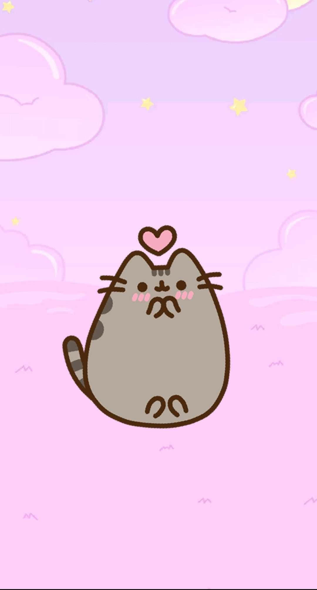 Look At This Adorable Kawaii Pusheen! Background