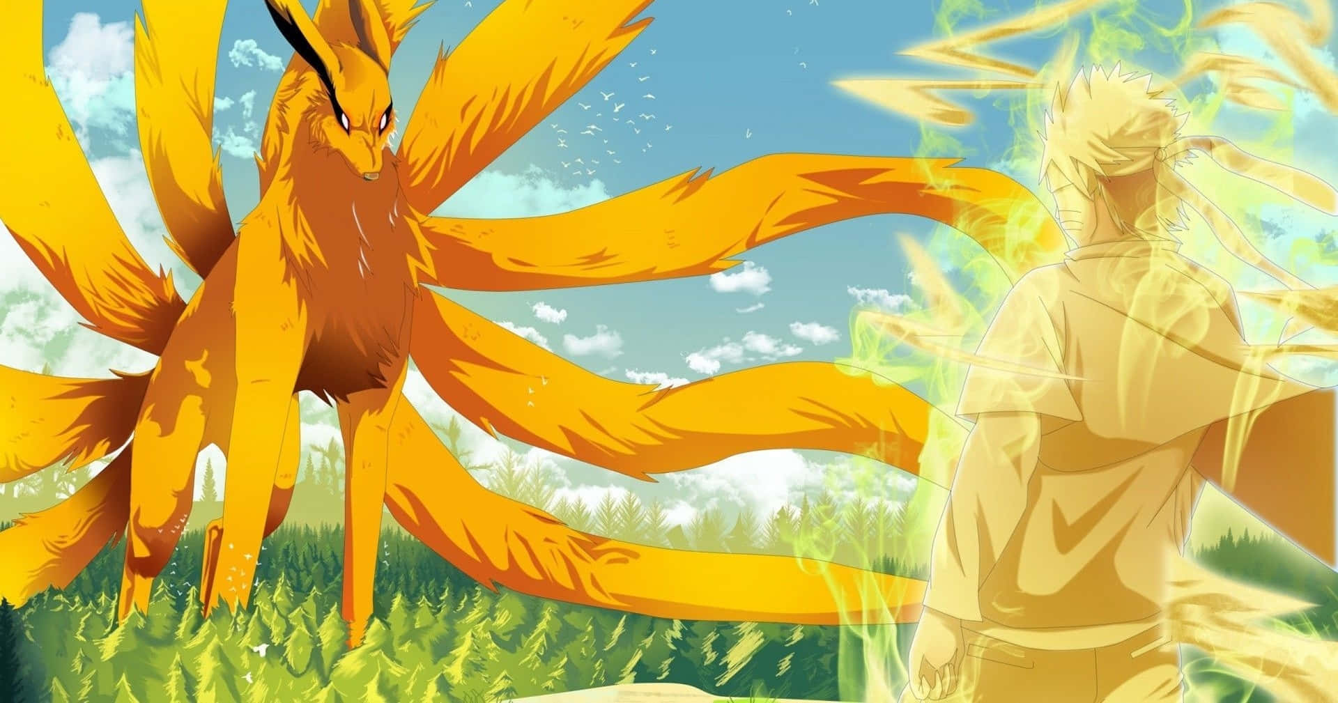 Look At This Adorable Kurama! Background