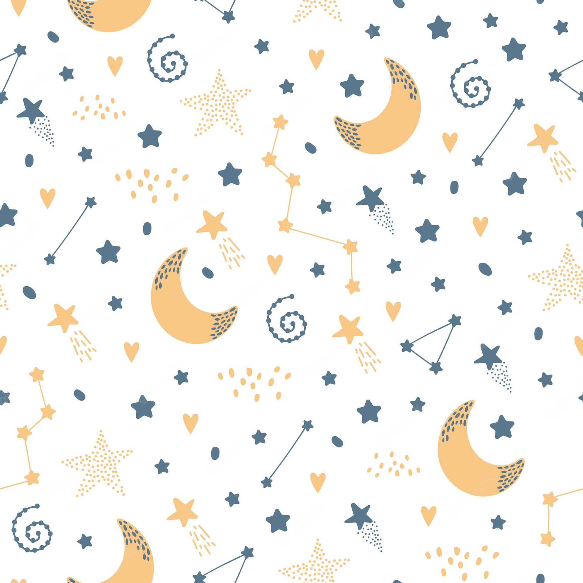 Look At This Beautiful Moon, Glowing In The Night Sky! Background