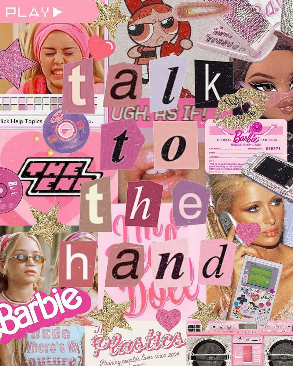 Look Back In Pink With This Classic 90s Aesthetic Background